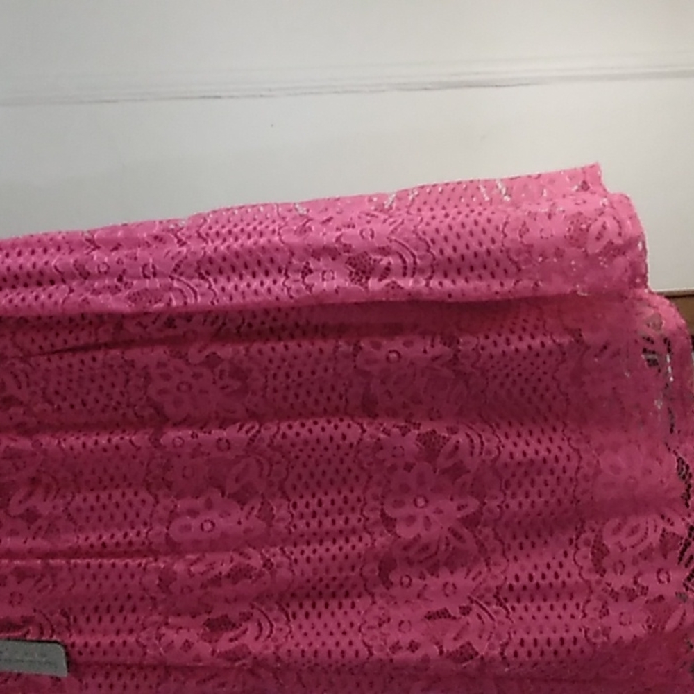 Pink xlarge midi skirt
